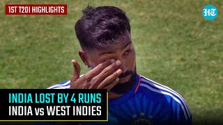 India vs West Indies Match Highlight I Hardik Pandya Crying I 1st T20 Highlights I Cricket Canvas [upl. by Etnahsa]