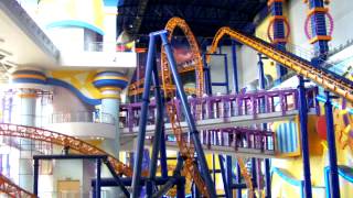 Worlds Biggest Indoor Roller Coaster Berjaya Times Square Video 4 [upl. by Pepita]