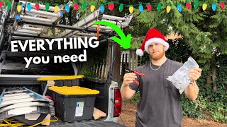 What you need to make 1000 a day hanging Christmas lights full equipment list [upl. by Eltsyek315]