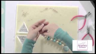 How to Make Jewelry Necklace Making Part 4 of 4 Beginners Tutorial [upl. by Grekin]