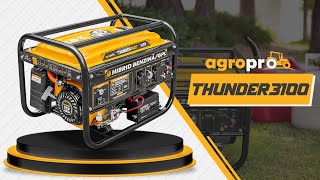 Generator de curent AgroPro THUNDER 3100 prezentare si punere in functiune [upl. by Lawley403]