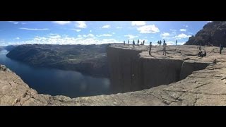 Preikestolen Pulpit Rock Norway timelapse [upl. by Germain]