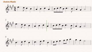 Deck the Halls Easy Violin Sheet Music [upl. by Anastos]