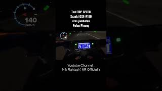 Suzuki GSXR150 TOP SPEED with GPS 💪🏻😎 [upl. by Caputo]