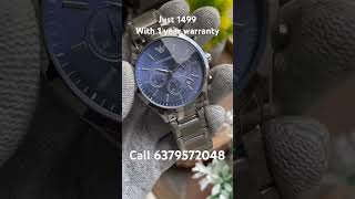 watch Armani watch low price tamilshorts watch lowpricewatch tamil budgetwatchcollecting [upl. by Scheer]