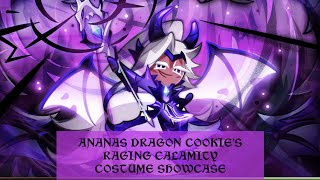 Ananas Dragon Cookies New Costume Raging Calamity Showcase Cookie Run Ovenbreak [upl. by Cobb884]