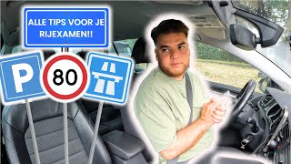 ALLE tips voor je RIJEXAMEN  Hiermee zal je zeker slagen🚗🎉 [upl. by Adnamar]