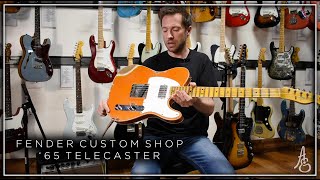 Fender Custom Shop 65 Telecaster in Candy Tangerine [upl. by Northway]