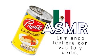 asmr lamiendo lechera en vasito desechable ♡ [upl. by Zandt575]