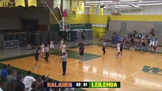 2024 Leilehua vs Kalaheo  Boys Basketball Playoffs [upl. by Bohaty]