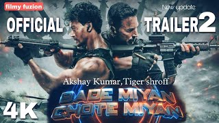 BadeMiya ChoteMiyaofficial Trailer Akshay Kumar Tiger shroff Sonakshi prathviraj  promoupdate [upl. by Friedman678]