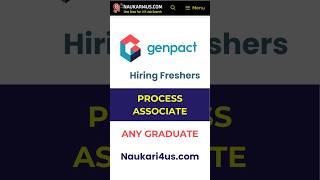 FRESHERS JOBS IN HYDERABAD AT GENPACT LTD 2024 UPDATE GENPACT CAREERS – APPLY NOW  Graduate Job [upl. by Marquis]