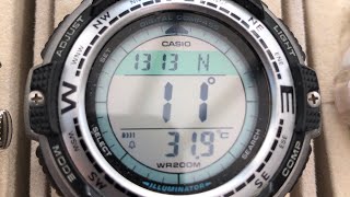 Watches for a tank of gas  Casio Twin Sensor SGW100 [upl. by Ealasaid]