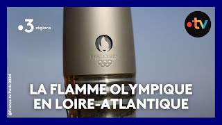 JO Paris 2024  Le parcours de la Flamme Olympique en LoireAtlantique [upl. by Neeron]