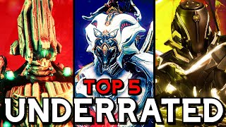 TOP 5 MOST UNDERRATED WARFRAMES 2024 [upl. by Kciderf]