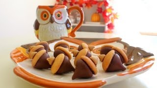 DIY Quick amp Easy Fall Treats  Kisses Acorn Treats [upl. by Shlomo]