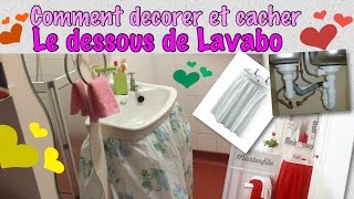 🌺 💄Salle de Bain  Comment décorer et cacher Le dessous de Lavabo👠 [upl. by Eurd98]