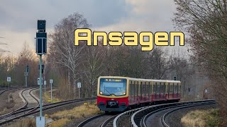 SBahn Berlin Ansagen der Linie S5 [upl. by Lodnar9]