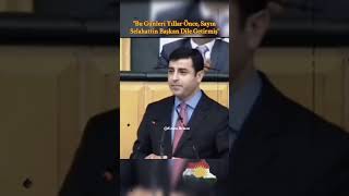 Selahattin DemirtaşBiz bu hükümetin barış getireceğine inanmıyoruz✌🏽 [upl. by Llerreg]