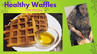 Healthy Waffles  Diet Recipe  Breakfast recipe innovative recipe  NO MAIDA  NO SUGAR [upl. by Peterus]