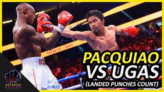 Film Study Pacquiao vs Ugas Landed Punches Count at 60 FPS  Artorias Boxing [upl. by Marvella831]