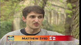 Matthew Syed  Former Table Tennis Star Aged 24 on Trans World Sport [upl. by Arriet680]