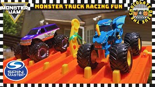 Monster Truck Racing Fun Were Back amp Racing Again [upl. by Toffic]