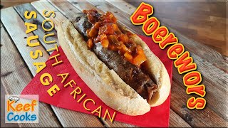 Air Fryer Boerewors South African Farmers Sausage with Chakalaka [upl. by Roxana4]