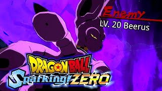 Sparking Zero Beerus RAID BOSS [upl. by Ahsasal200]