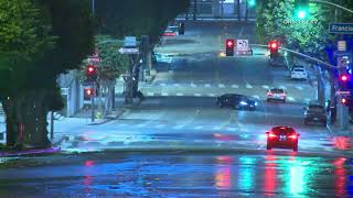 DTLA Water Main Break  DOWNTOWN LA CA 71524 [upl. by Thurber]