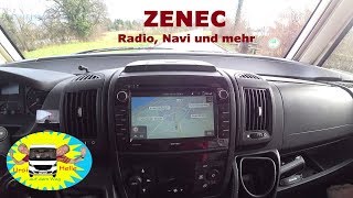 Zenec Navi  Radio im Wohnmobil  unsere Erfahrungen  30 [upl. by Kristien442]