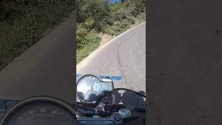 Mukteshwar Highway cruising on Triumph Scrambler bike triumphscrambler rider cruise travel [upl. by Jourdain]