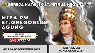 MISA PW STGREGORIUS AGUNG DAN PUJANGGA GEREJAPKL 0600 [upl. by Neltiac]