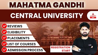 Mahatma Gandhi Central University Admission 202223  Reviews Eligibility Placements Courses [upl. by Lurline]