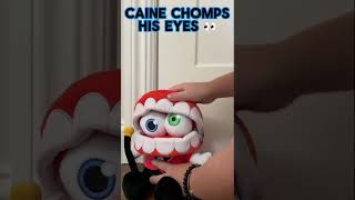 Caine chomps his eyes 👀😂 theamazingdigitalcircus tadc caine meme plushvideos [upl. by Key759]