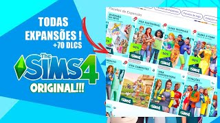 Como ter todas as expansões no The Sims 4 original GRATUITO STEAM Com acesso à Galeria [upl. by Arimas]