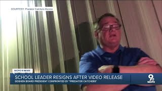 Goshen School Board president resigns after quotdeeply disturbingquot accusations [upl. by Yacano]