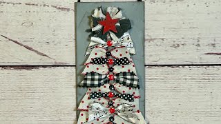 Ribbon Christmas Tree DIY [upl. by Erhart]