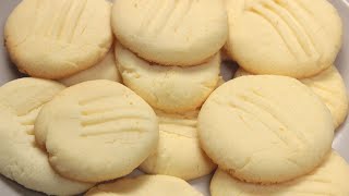 3 Ingredients ONLY Cornstarch Cookies [upl. by Ariom]