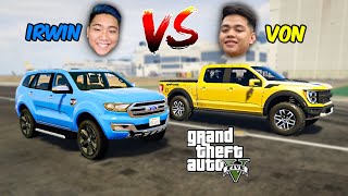 MONSTER RAP vs REAM Vons Car vs Irwins Car [upl. by Wolk351]