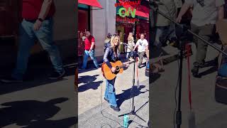 The Fantastic Kylabelle Hey There Delilah Song by Plain White Ts live from Grafton Street Dublin [upl. by Elocaj]