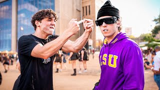 LSU Fan Trolls Texas AampM [upl. by Ellesig]