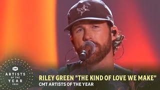 Riley Green Performs quotThe Kind of Love We Makequot  CMT Artists of the Year 2022 [upl. by Renraw]