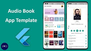 Audiobook App UI in Flutter [upl. by Llirrehs525]