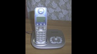 Telefon Panasonic KXTG8021G Festnetztelefon [upl. by Llevel]