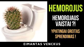 Hemorojus simptomai hemorojaus vaistai gydymas ką daryti  Eimantas Venckus  Gyvenimo Ratas [upl. by Elime]