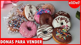 🍩DONAS caseras para NEGOCIO 🤑SIN HORNO ramo de DONAS DIA DE LAS MADRES💐 [upl. by Norred]