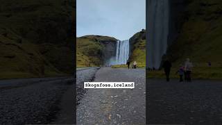 Exploring the Majestic Skógafoss Waterfall A MustSee Wonder in Icelandiceland icelandtravel [upl. by Neenaej558]