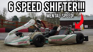 OK THIS Is The Quickest Kart Ive Ever Driven KZ Shifter Kart First Drive [upl. by Arahk12]