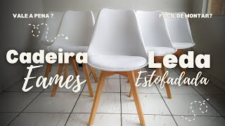 UNBOXING CADEIRA EAMES LEDA  VALE A PENA [upl. by Inna]